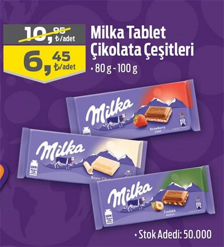 Milka Tablet Çikolata Çeşitleri image