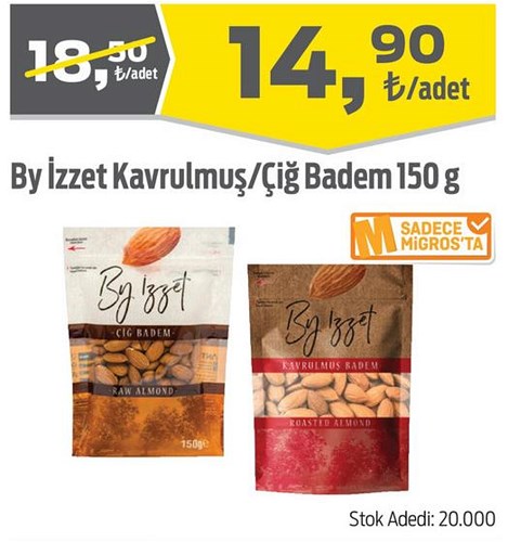 By İzzet Kavrulmuş/Çiğ Badem 150 g image