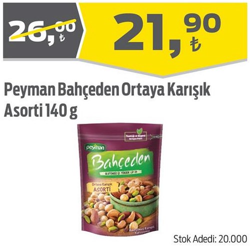 Peyman Bahçeden Ortaya Karışık Asorti 140 g image