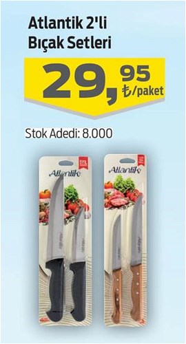 Atlantik 2'li Bıçak Setleri image