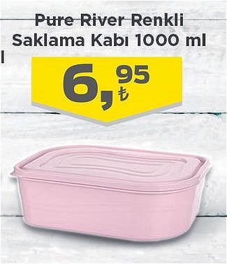 Titiz Pure River Renkli Saklama Kabı 1000 ml image