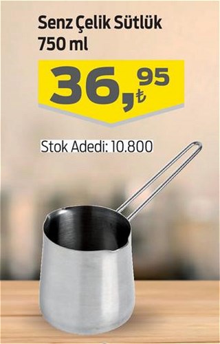 Senz Çelik Sütlük 750 ml image