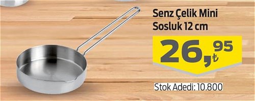Senz Çelik Mini Sosluk 12 cm image