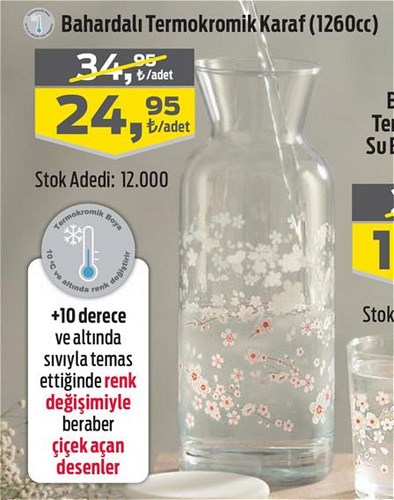 Paşabahçe Bahardalı Termokromik Karaf 1260 cc image