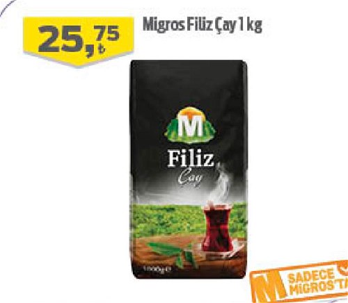 Migros Filiz Çay 1 kg image