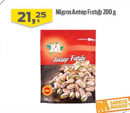 Migros Antep Fıstığı 200 g image