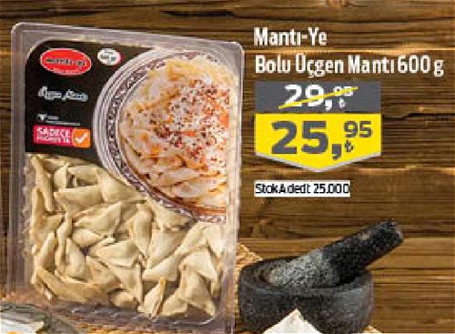 Mantı-Ye Bolu Üçgen Mantı 600 g image