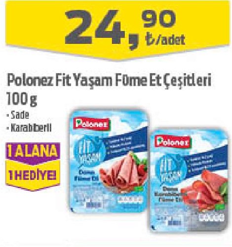 Polonez Fit Yaşam Füme Et Çeşitleri 100 g image