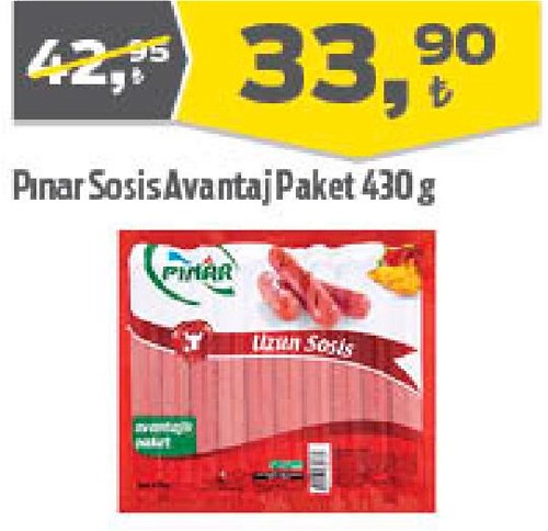 Pınar Sosis Avantaj Paket 430 g image