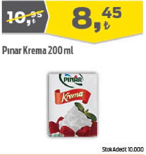 Pınar Krema 200 ml image