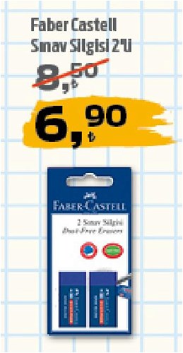 Faber Castell Sınav Silgisi 2'li image