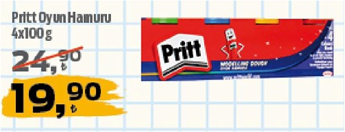 Pritt Oyun Hamuru 4x100 g image