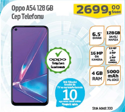 Oppo A54 128 GB Cep Telefonu image