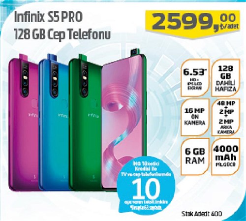 Infinix S5 Pro 128 GB Cep Telefonu image