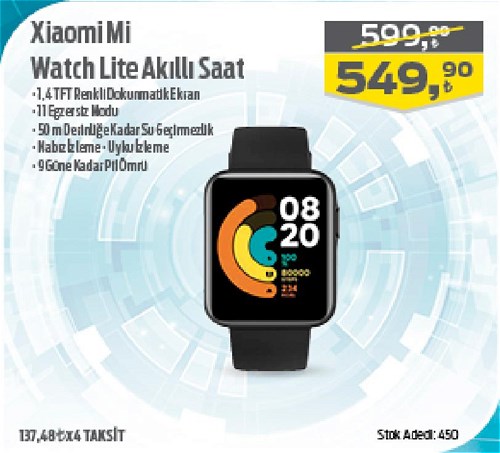 Xiaomi Mi Watch Lite Akıllı Saat image