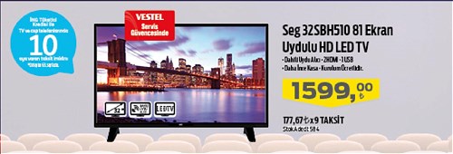 Seg 32SBH510 81 Ekran Uydulu Hd Led Tv image