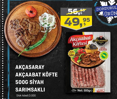 Akçasaray Akçaabat Köfte 500G Siyah Sarımsaklı image