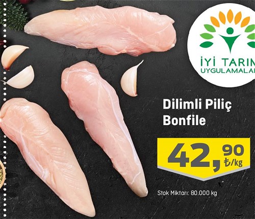 Dilimli Piliç Bonfile Kg image