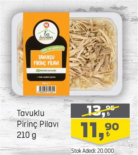 Migros Ev Lezzetleri Tavuklu Pirinç Pilavı 210 g image