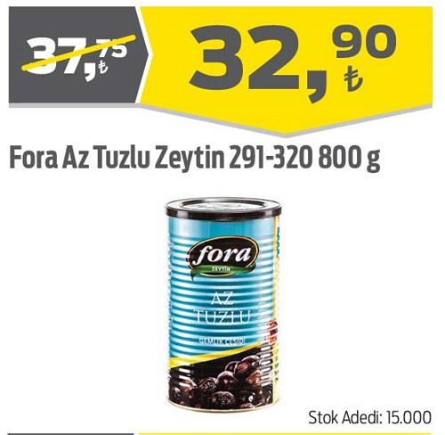 Fora Az Tuzlu Zeytin 291-320 800 g image