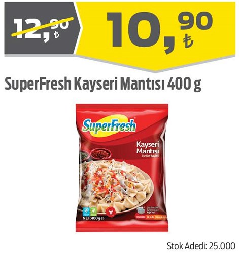 SuperFresh Kayseri Mantısı 400 g image