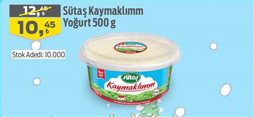 Sütaş Kaymaklımm Yoğurt 500 g image