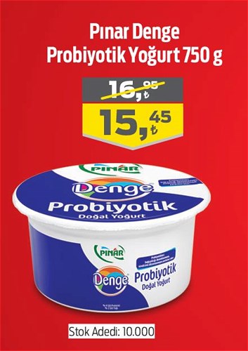 Pınar Denge Probiyotik Yoğurt 750 g image