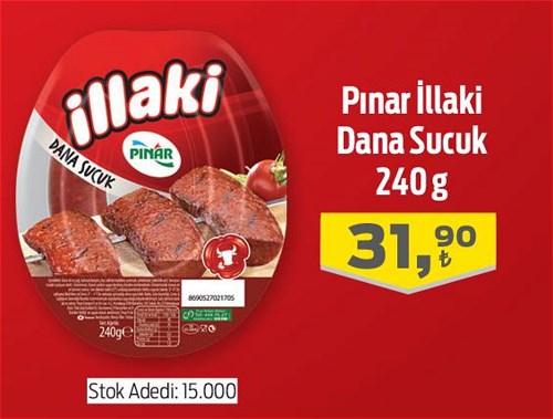 Pınar İllaki Dana Sucuk 240 g image