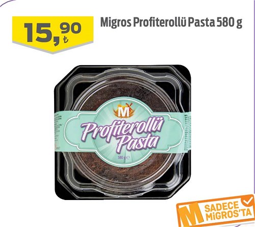 Migros Profiterollü Pasta 580 g image