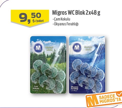 Migros WC Blok 2x48 g Çeşitleri image