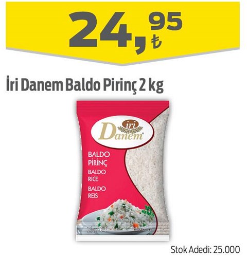 İri Danem Baldo Pirinç 2 kg image