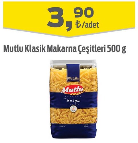 Mutlu Klasik Makarna Çeşitleri 500 g image