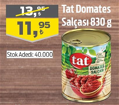 Tat Domates Salçası 830 g image