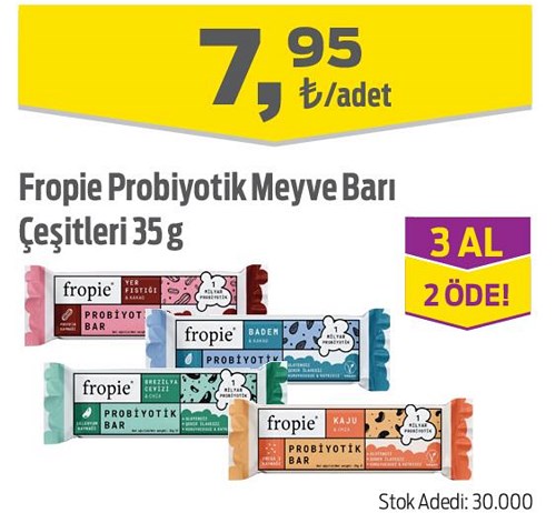 Fropie Probiyotik Meyve Barı Çeşitleri 35 g image