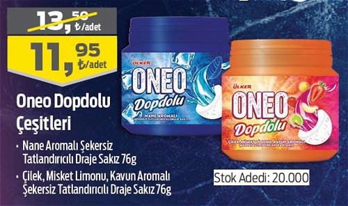 Ülker Oneo Dopdolu Çeşitleri 76 g image