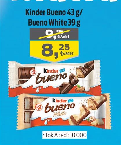 Kinder Bueno 43 g/Bueno White 39 g image