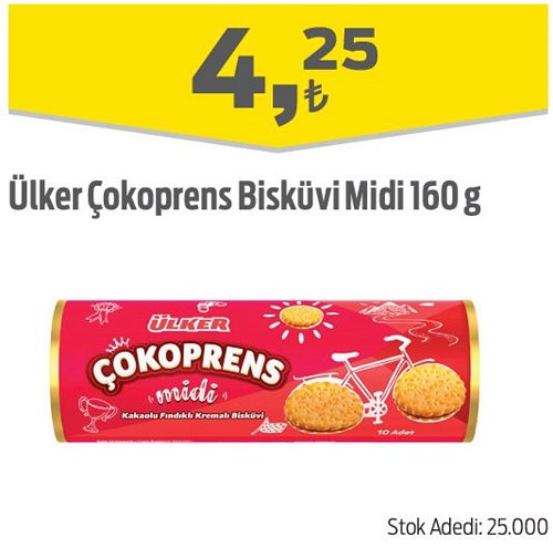 Ülker Çokoprens Bisküvi Midi 160 g image