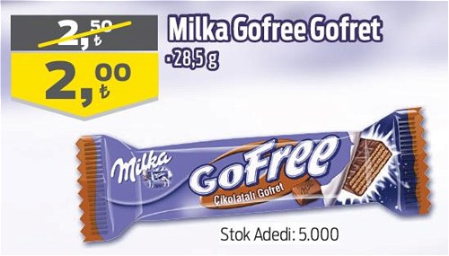 Milka Gofree Gofret 28,5 g image