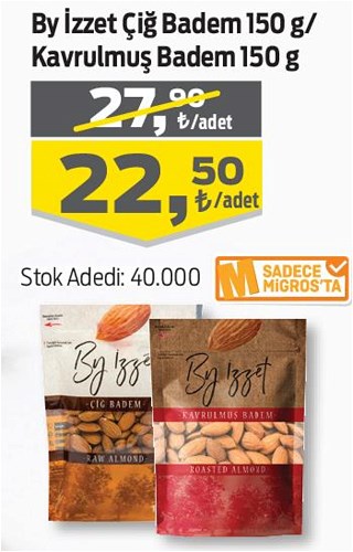 By İzzet Çiğ Badem/Kavrulmuş Badem 150 g image