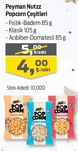 Peyman Nutzz Popcorn Çeşitleri image