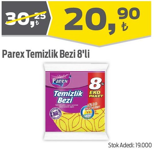 Parex Temizlik Bezi 8'li image