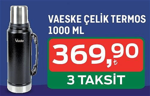 Vaeske Çelik Termos 1000 ml image