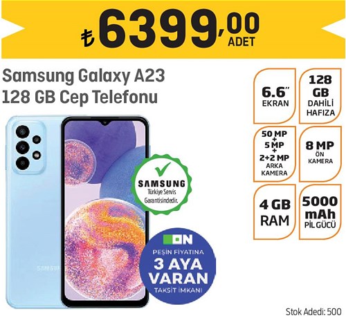 Samsung Galaxy A23 128 GB Cep Telefonu image