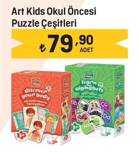 Art Kids Okul Öncesi Puzzle Çeşitleri image