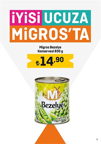 Migros Bezelye Konservesi 830 g image