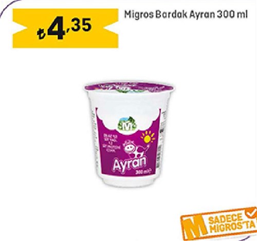 Migros Bardak Ayran 300 ml image