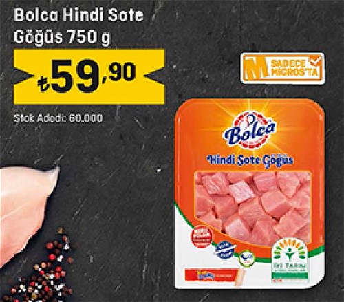 Bolca Hindi Sote Göğüs 750 g image