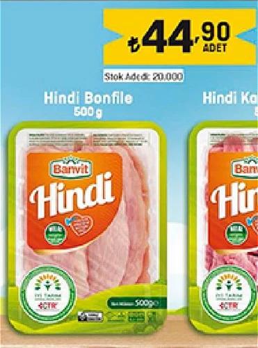 Banvit Hindi Bonfile 500 g image