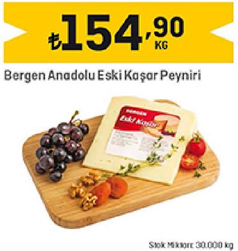 Bergen Anadolu Eski Kaşar Peyniri kg image