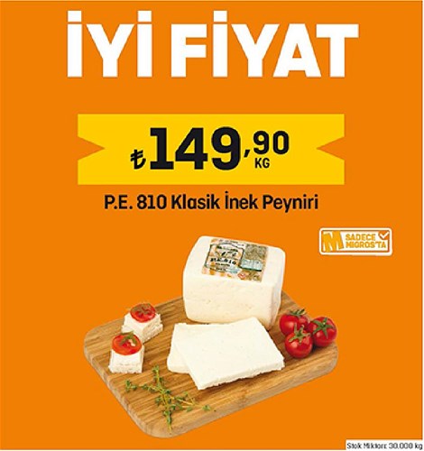 P.E. 810 Klasik İnek Peyniri Kg image